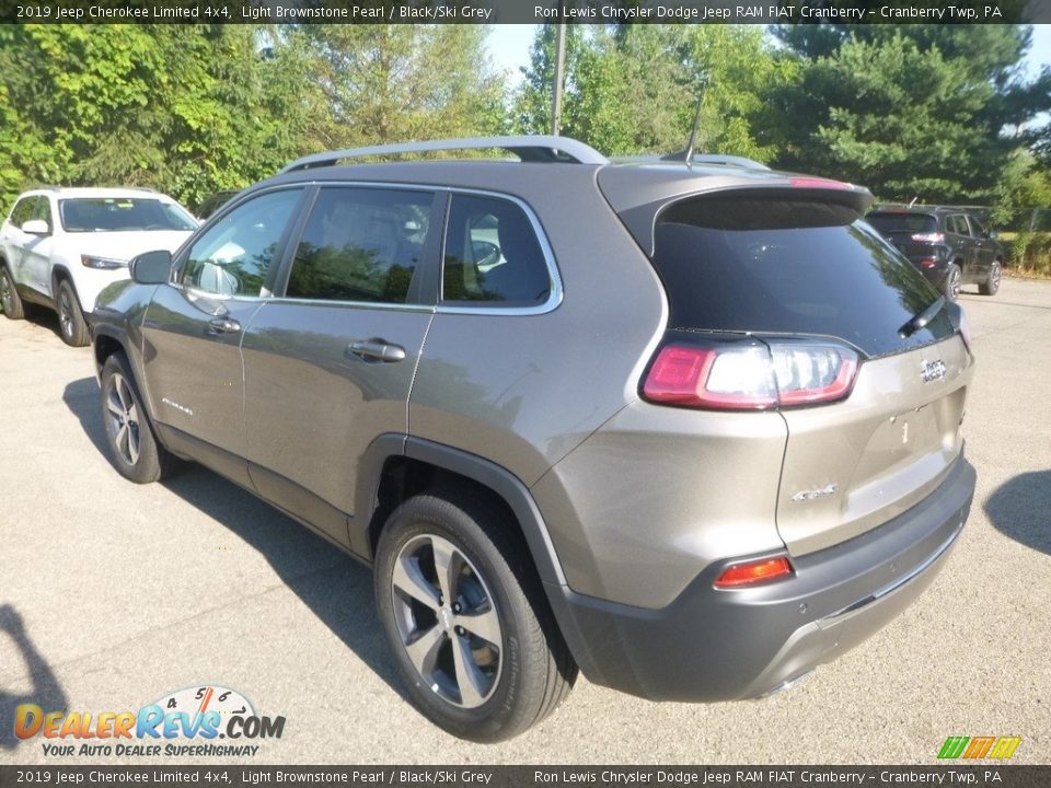 2019 Jeep Cherokee Limited 4x4 Light Brownstone Pearl / Black/Ski Grey Photo #3