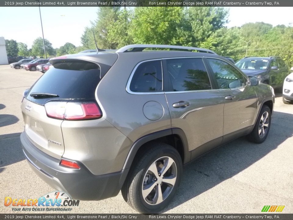 2019 Jeep Cherokee Limited 4x4 Light Brownstone Pearl / Black/Ski Grey Photo #5