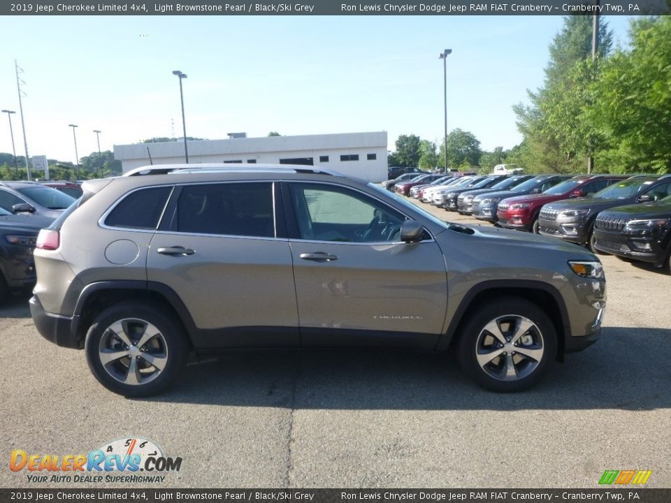 2019 Jeep Cherokee Limited 4x4 Light Brownstone Pearl / Black/Ski Grey Photo #6