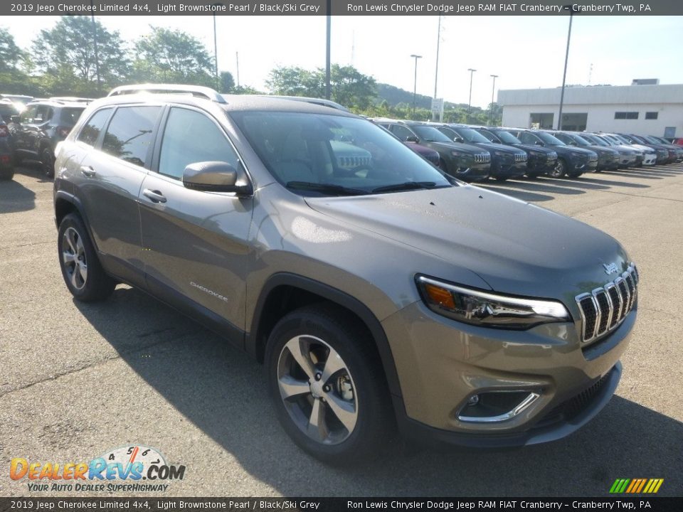 2019 Jeep Cherokee Limited 4x4 Light Brownstone Pearl / Black/Ski Grey Photo #7