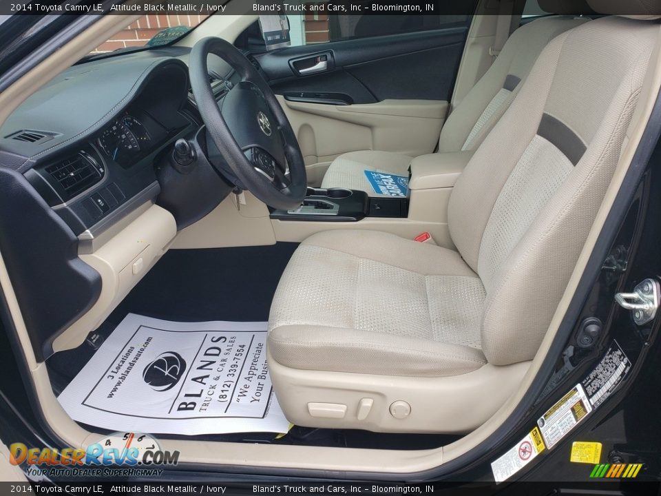 2014 Toyota Camry LE Attitude Black Metallic / Ivory Photo #6