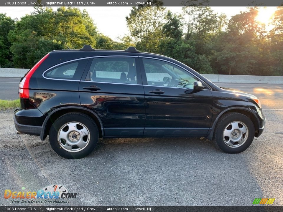 2008 Honda CR-V LX Nighthawk Black Pearl / Gray Photo #8
