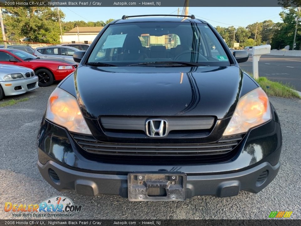 2008 Honda CR-V LX Nighthawk Black Pearl / Gray Photo #10