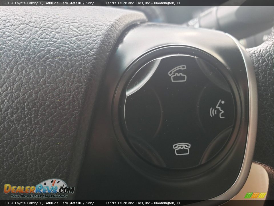 2014 Toyota Camry LE Attitude Black Metallic / Ivory Photo #12