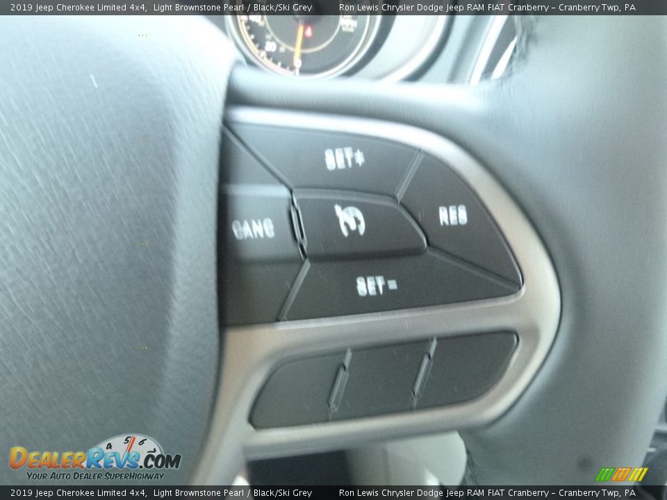2019 Jeep Cherokee Limited 4x4 Light Brownstone Pearl / Black/Ski Grey Photo #18