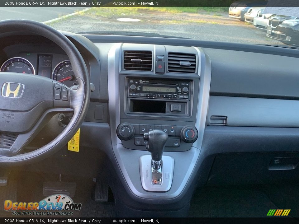 2008 Honda CR-V LX Nighthawk Black Pearl / Gray Photo #13