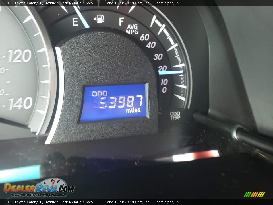 2014 Toyota Camry LE Attitude Black Metallic / Ivory Photo #16