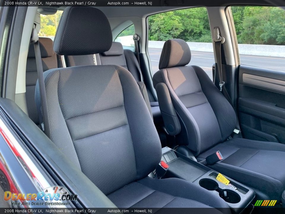 2008 Honda CR-V LX Nighthawk Black Pearl / Gray Photo #15