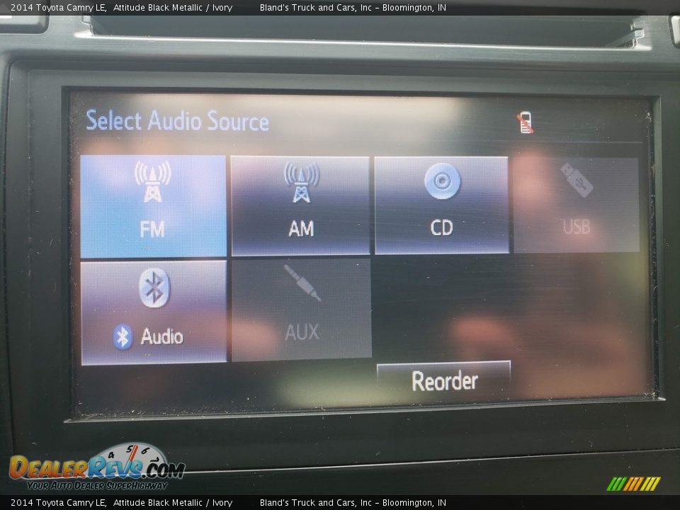 2014 Toyota Camry LE Attitude Black Metallic / Ivory Photo #18