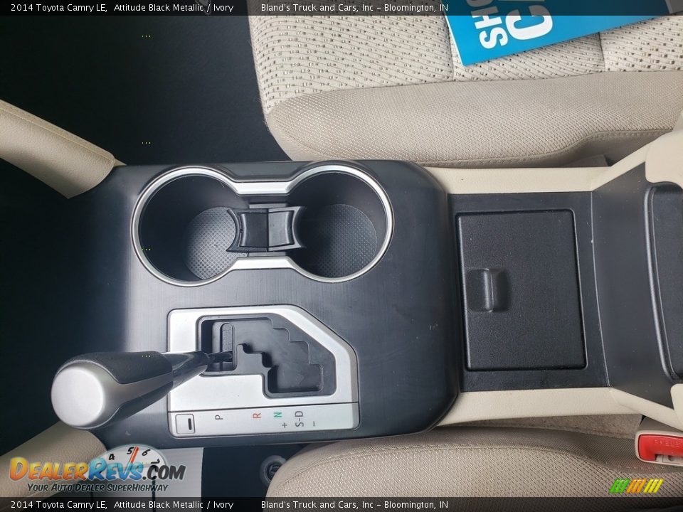 2014 Toyota Camry LE Attitude Black Metallic / Ivory Photo #22