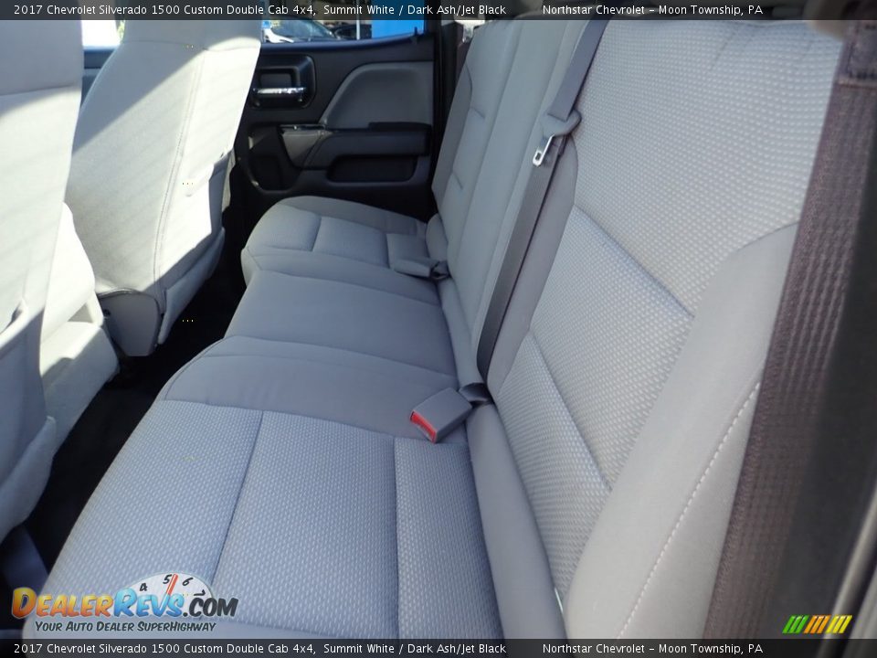 2017 Chevrolet Silverado 1500 Custom Double Cab 4x4 Summit White / Dark Ash/Jet Black Photo #22