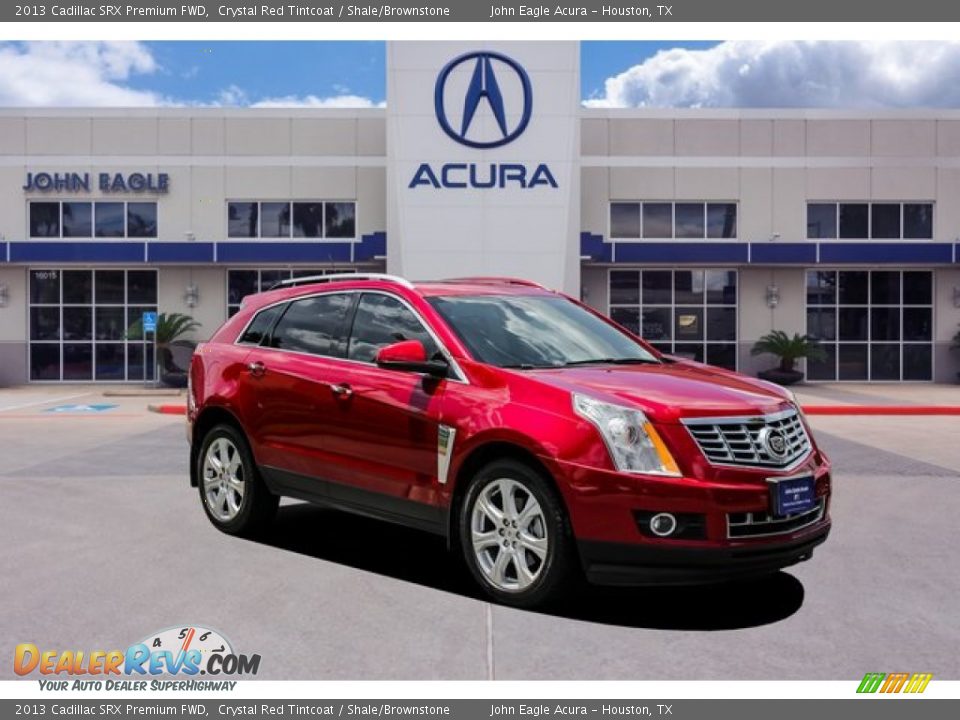 2013 Cadillac SRX Premium FWD Crystal Red Tintcoat / Shale/Brownstone Photo #1