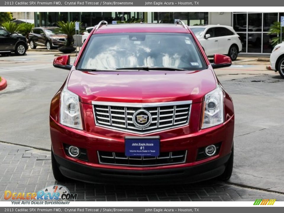 2013 Cadillac SRX Premium FWD Crystal Red Tintcoat / Shale/Brownstone Photo #2