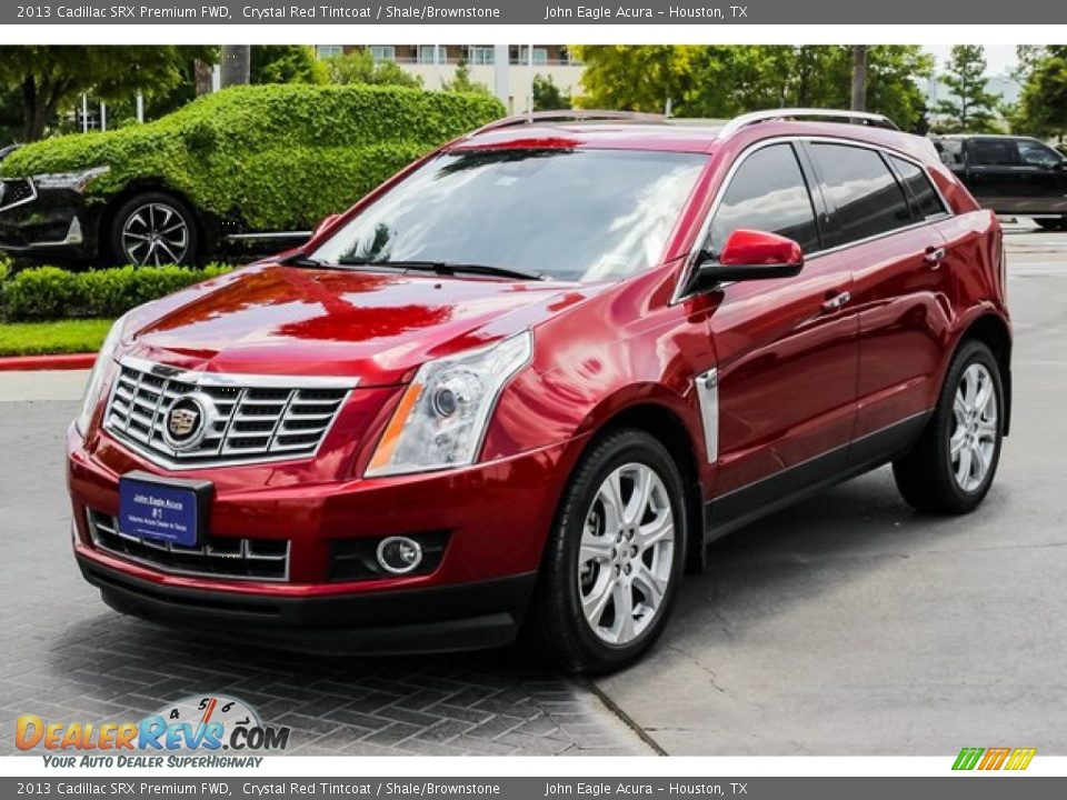 2013 Cadillac SRX Premium FWD Crystal Red Tintcoat / Shale/Brownstone Photo #3