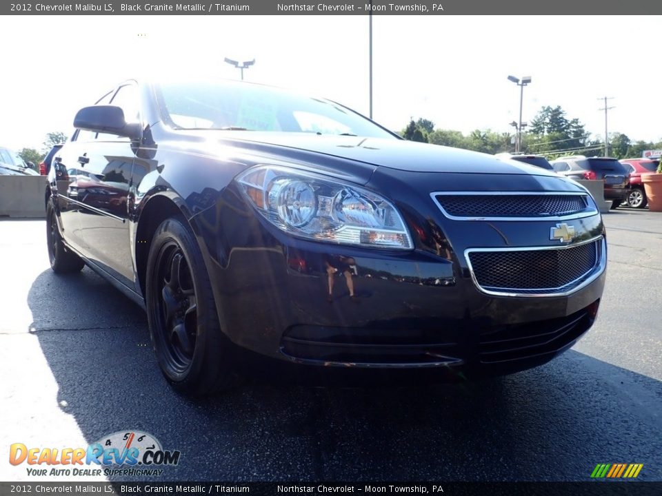 2012 Chevrolet Malibu LS Black Granite Metallic / Titanium Photo #11