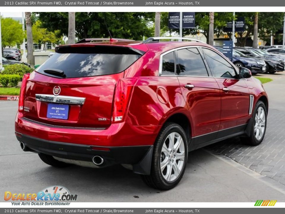 2013 Cadillac SRX Premium FWD Crystal Red Tintcoat / Shale/Brownstone Photo #7