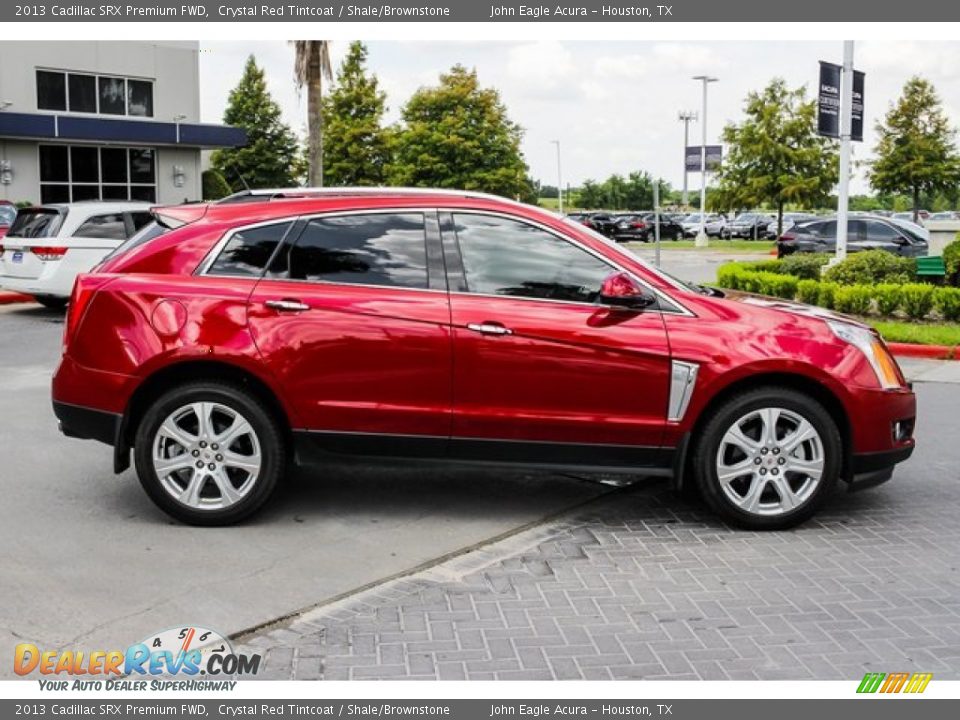 2013 Cadillac SRX Premium FWD Crystal Red Tintcoat / Shale/Brownstone Photo #8