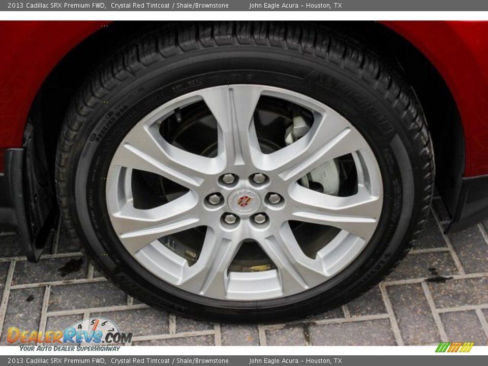 2013 Cadillac SRX Premium FWD Crystal Red Tintcoat / Shale/Brownstone Photo #10