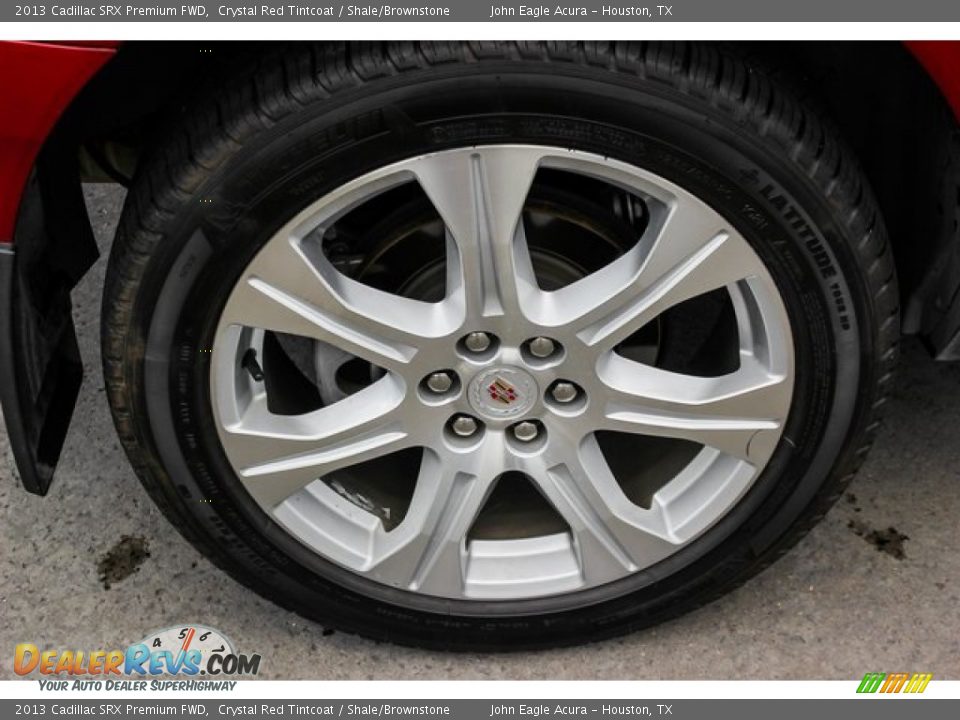2013 Cadillac SRX Premium FWD Crystal Red Tintcoat / Shale/Brownstone Photo #11