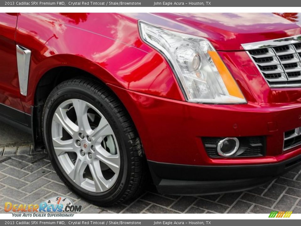 2013 Cadillac SRX Premium FWD Crystal Red Tintcoat / Shale/Brownstone Photo #12