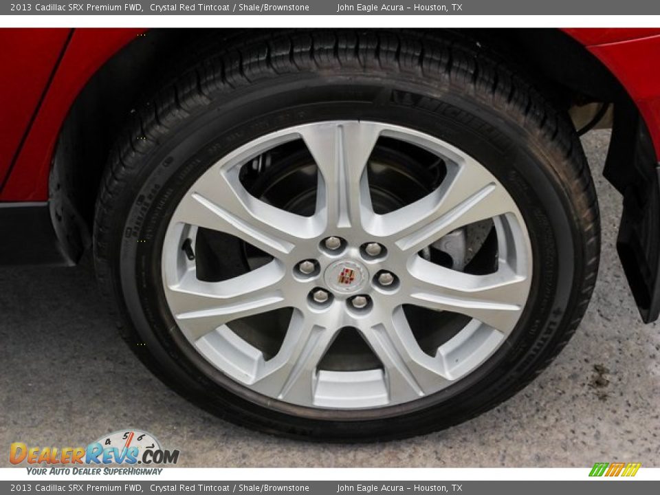 2013 Cadillac SRX Premium FWD Crystal Red Tintcoat / Shale/Brownstone Photo #13