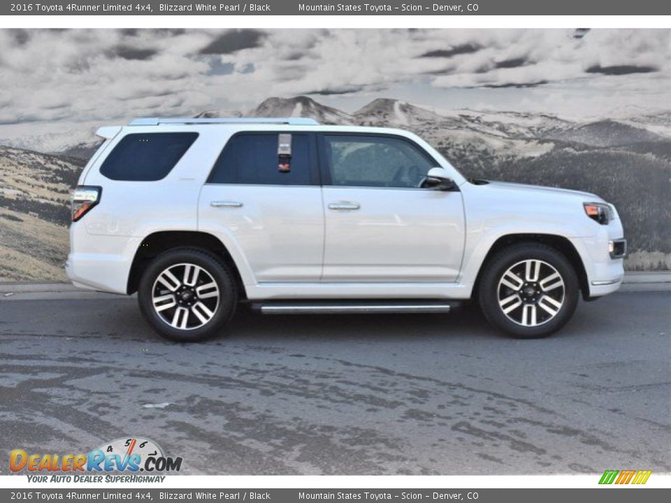 2016 Toyota 4Runner Limited 4x4 Blizzard White Pearl / Black Photo #2