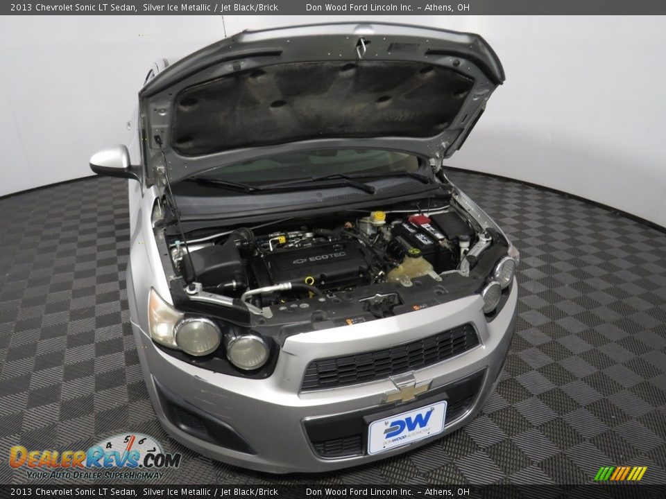 2013 Chevrolet Sonic LT Sedan Silver Ice Metallic / Jet Black/Brick Photo #5