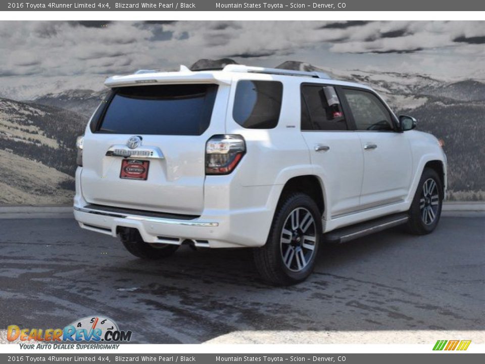 2016 Toyota 4Runner Limited 4x4 Blizzard White Pearl / Black Photo #3