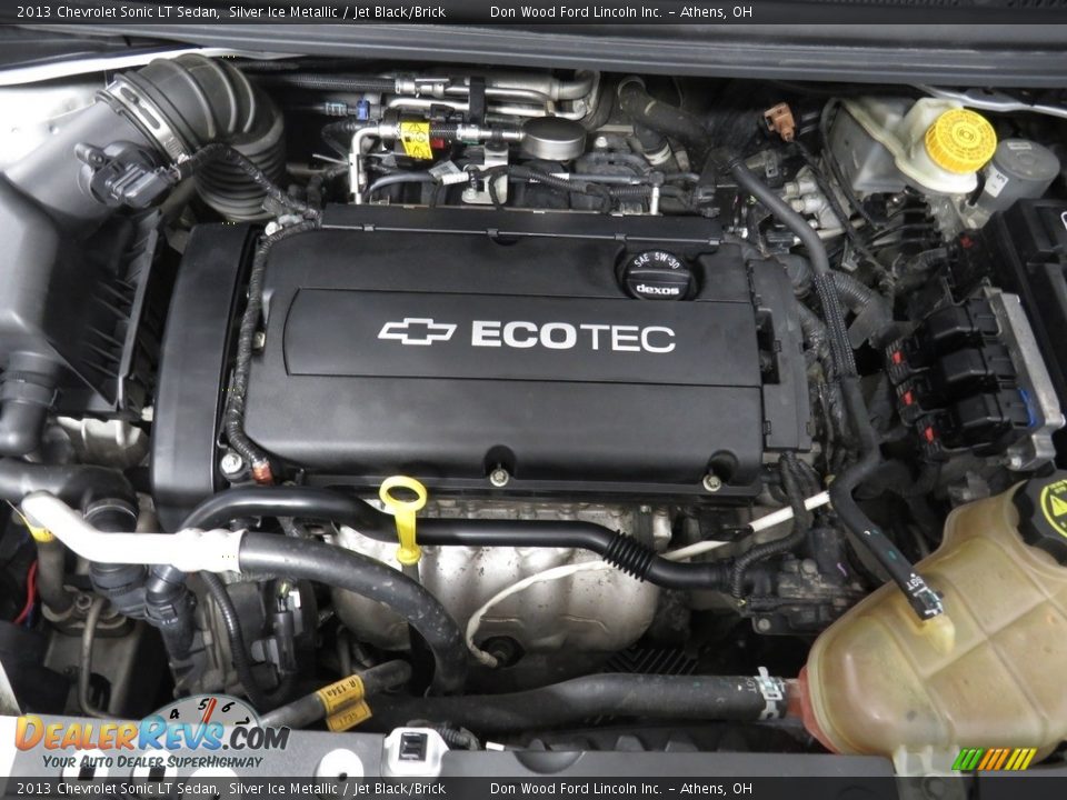 2013 Chevrolet Sonic LT Sedan Silver Ice Metallic / Jet Black/Brick Photo #6