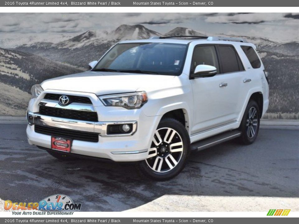2016 Toyota 4Runner Limited 4x4 Blizzard White Pearl / Black Photo #5