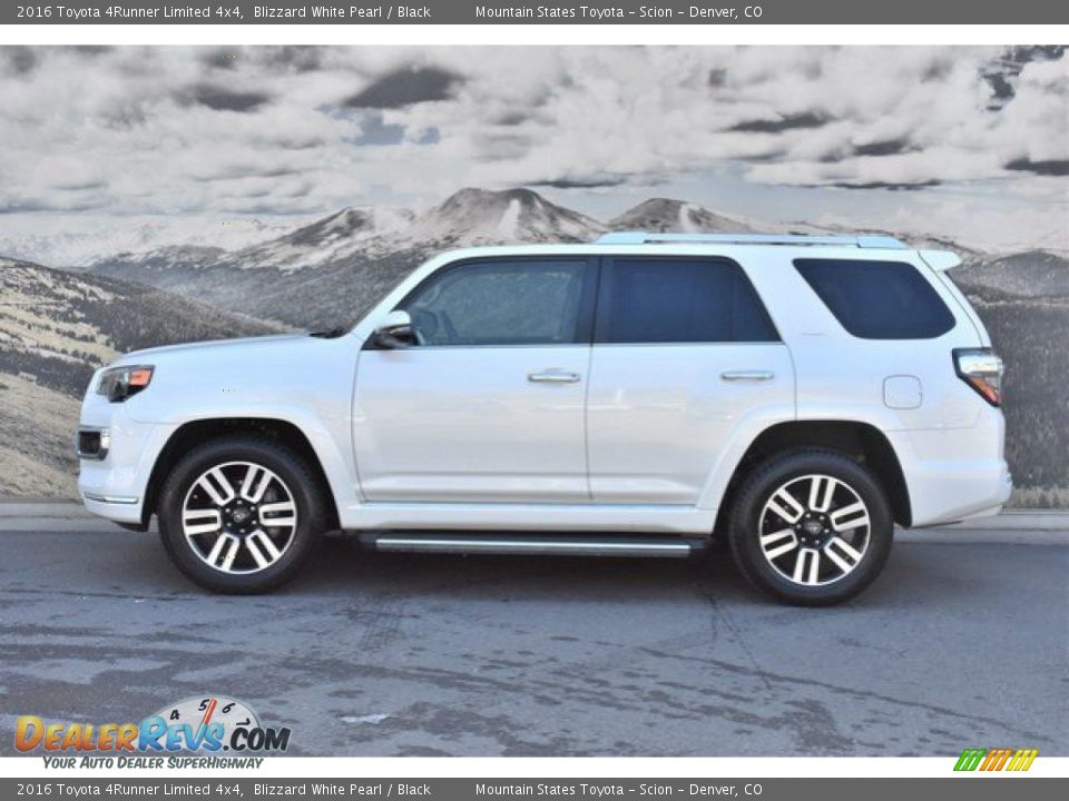 2016 Toyota 4Runner Limited 4x4 Blizzard White Pearl / Black Photo #6