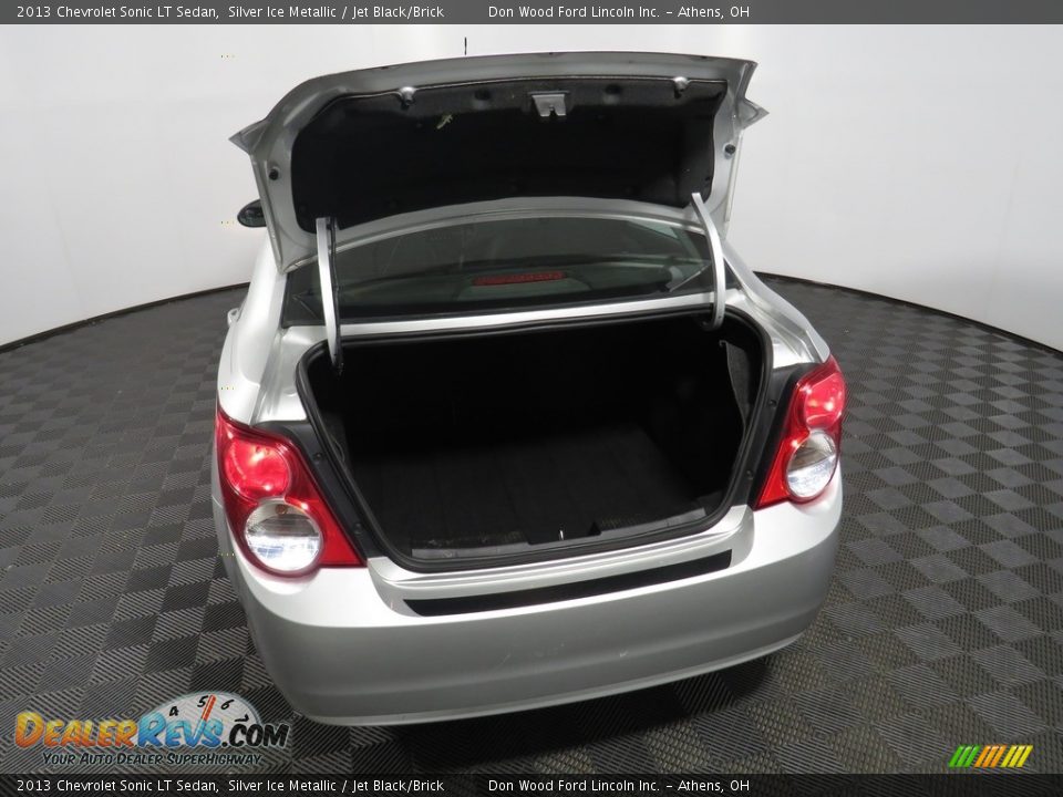 2013 Chevrolet Sonic LT Sedan Silver Ice Metallic / Jet Black/Brick Photo #12