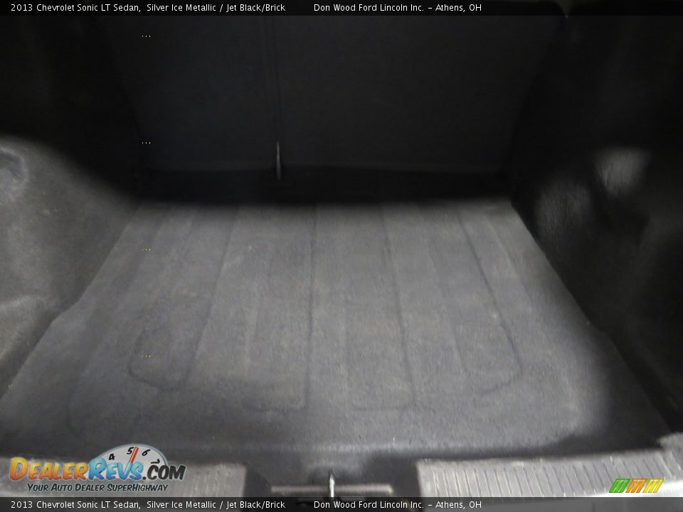 2013 Chevrolet Sonic LT Sedan Silver Ice Metallic / Jet Black/Brick Photo #13