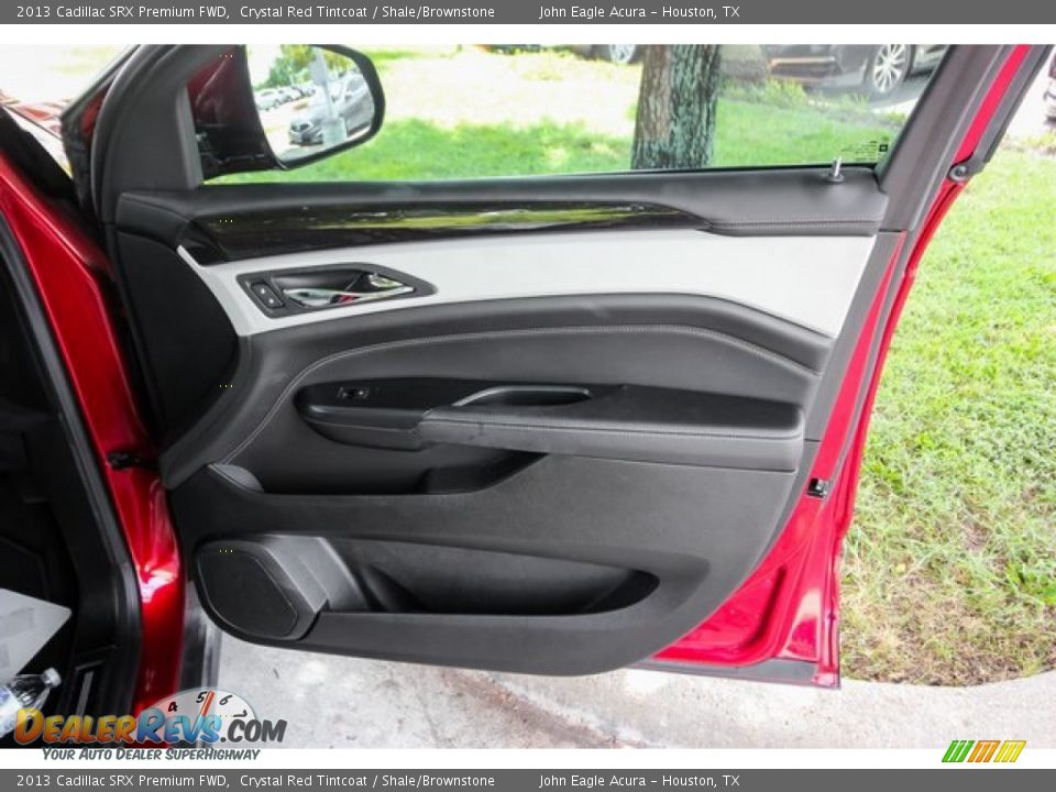 2013 Cadillac SRX Premium FWD Crystal Red Tintcoat / Shale/Brownstone Photo #25