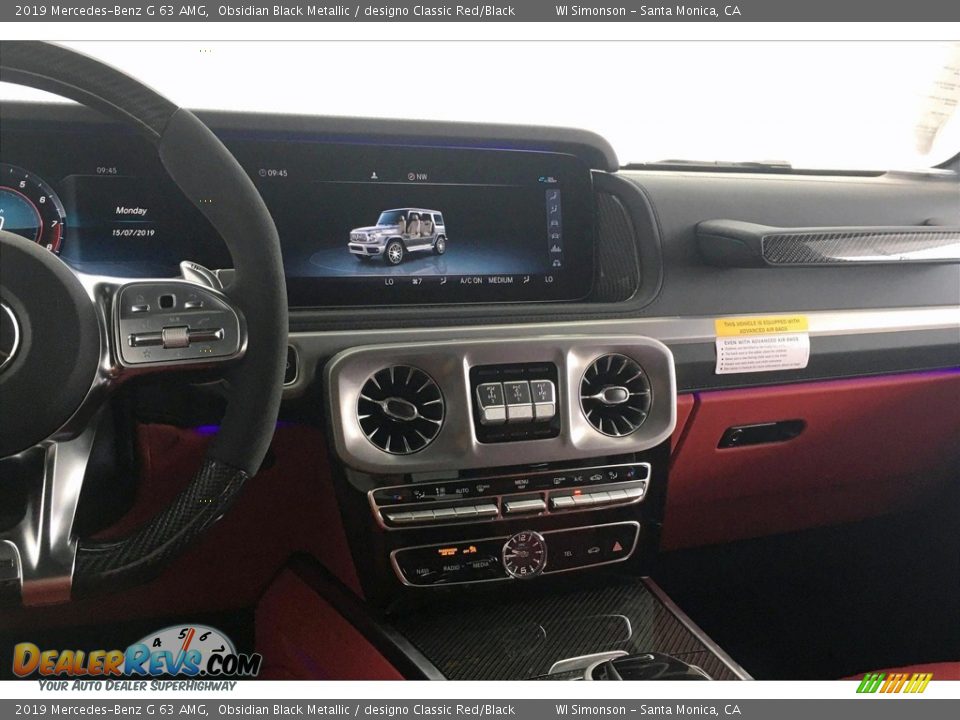 Controls of 2019 Mercedes-Benz G 63 AMG Photo #5