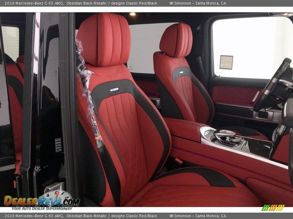 designo Classic Red/Black Interior - 2019 Mercedes-Benz G 63 AMG Photo #6