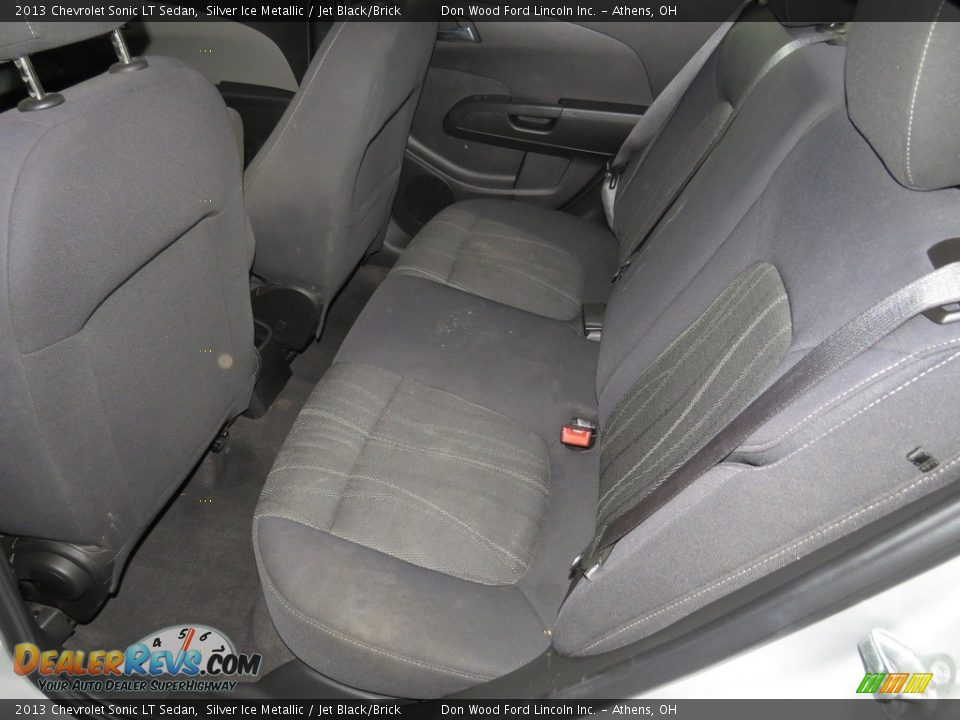 2013 Chevrolet Sonic LT Sedan Silver Ice Metallic / Jet Black/Brick Photo #21