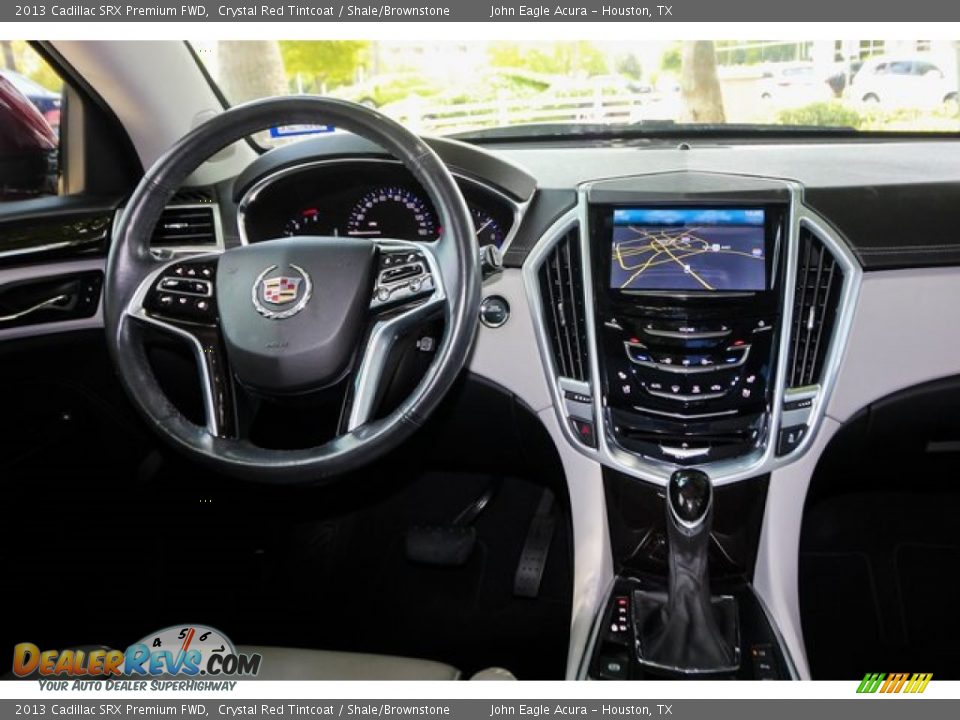 2013 Cadillac SRX Premium FWD Crystal Red Tintcoat / Shale/Brownstone Photo #27