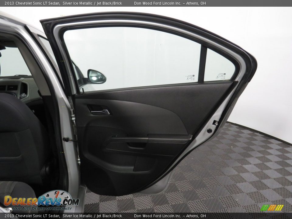 2013 Chevrolet Sonic LT Sedan Silver Ice Metallic / Jet Black/Brick Photo #22