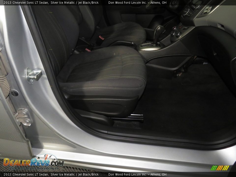 2013 Chevrolet Sonic LT Sedan Silver Ice Metallic / Jet Black/Brick Photo #25