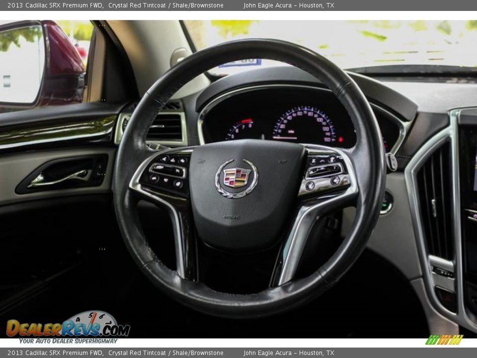 2013 Cadillac SRX Premium FWD Crystal Red Tintcoat / Shale/Brownstone Photo #31