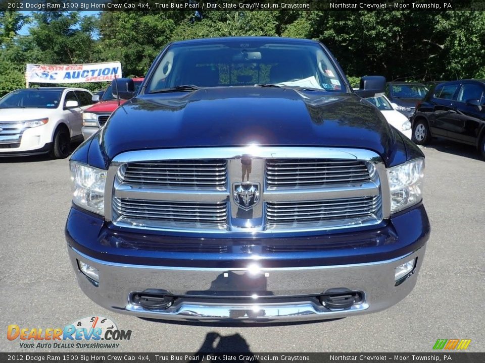2012 Dodge Ram 1500 Big Horn Crew Cab 4x4 True Blue Pearl / Dark Slate Gray/Medium Graystone Photo #6