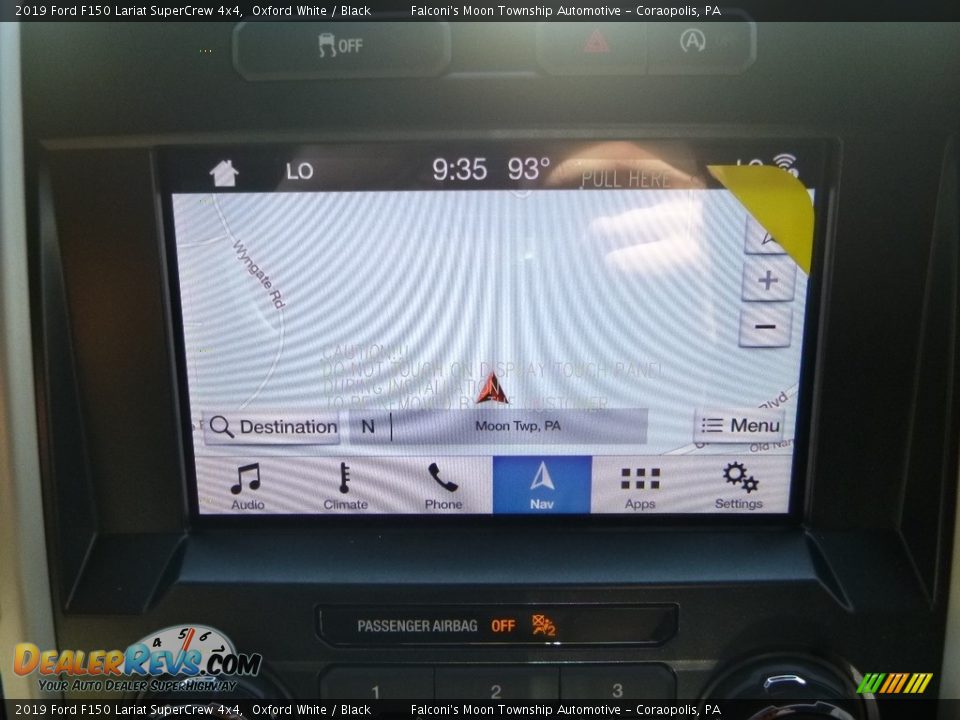 2019 Ford F150 Lariat SuperCrew 4x4 Oxford White / Black Photo #14