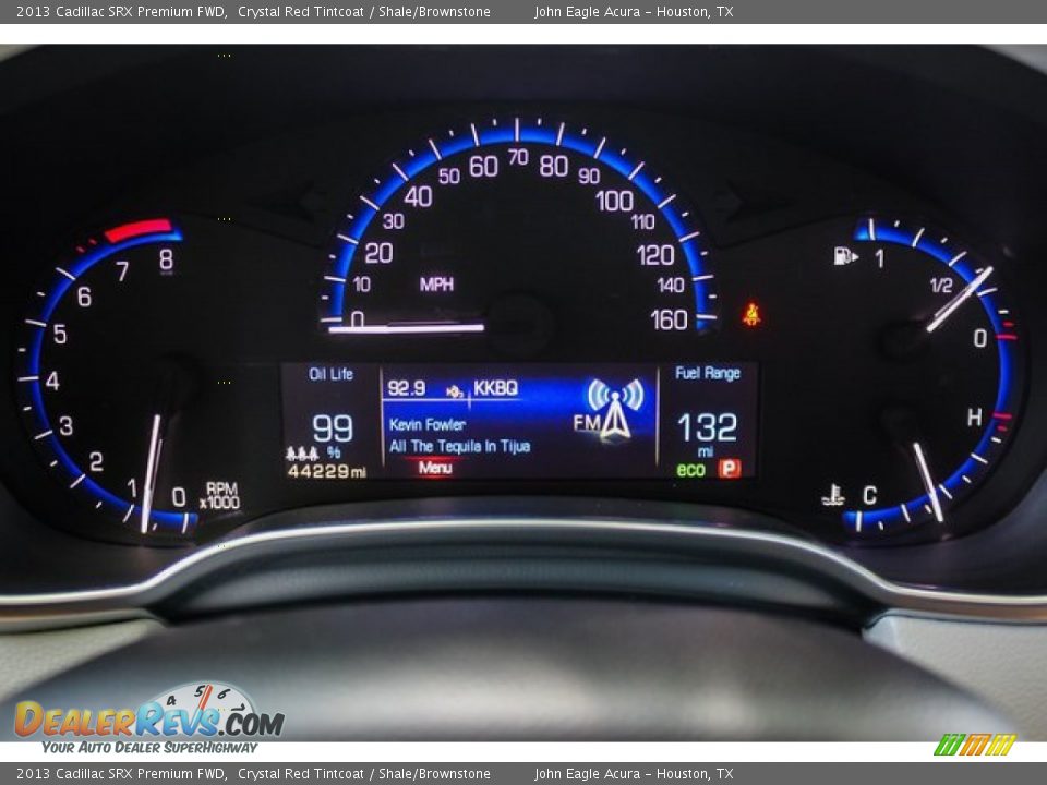 2013 Cadillac SRX Premium FWD Crystal Red Tintcoat / Shale/Brownstone Photo #33
