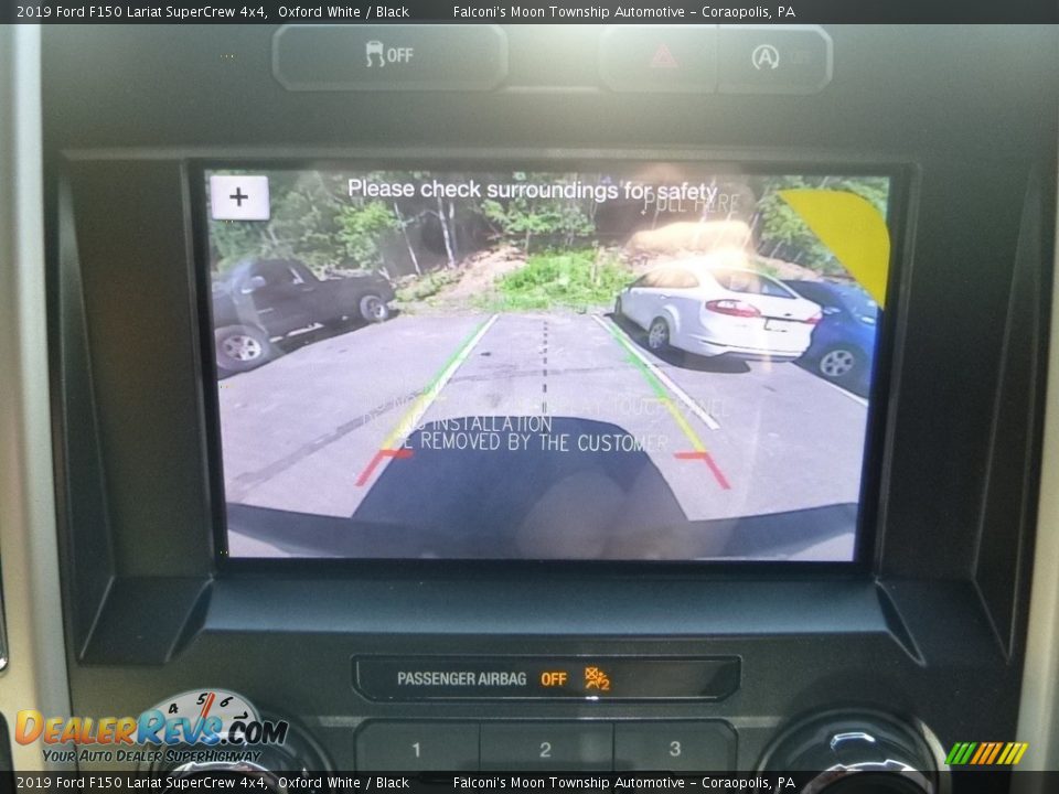 2019 Ford F150 Lariat SuperCrew 4x4 Oxford White / Black Photo #15
