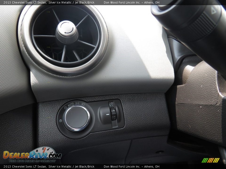 2013 Chevrolet Sonic LT Sedan Silver Ice Metallic / Jet Black/Brick Photo #33