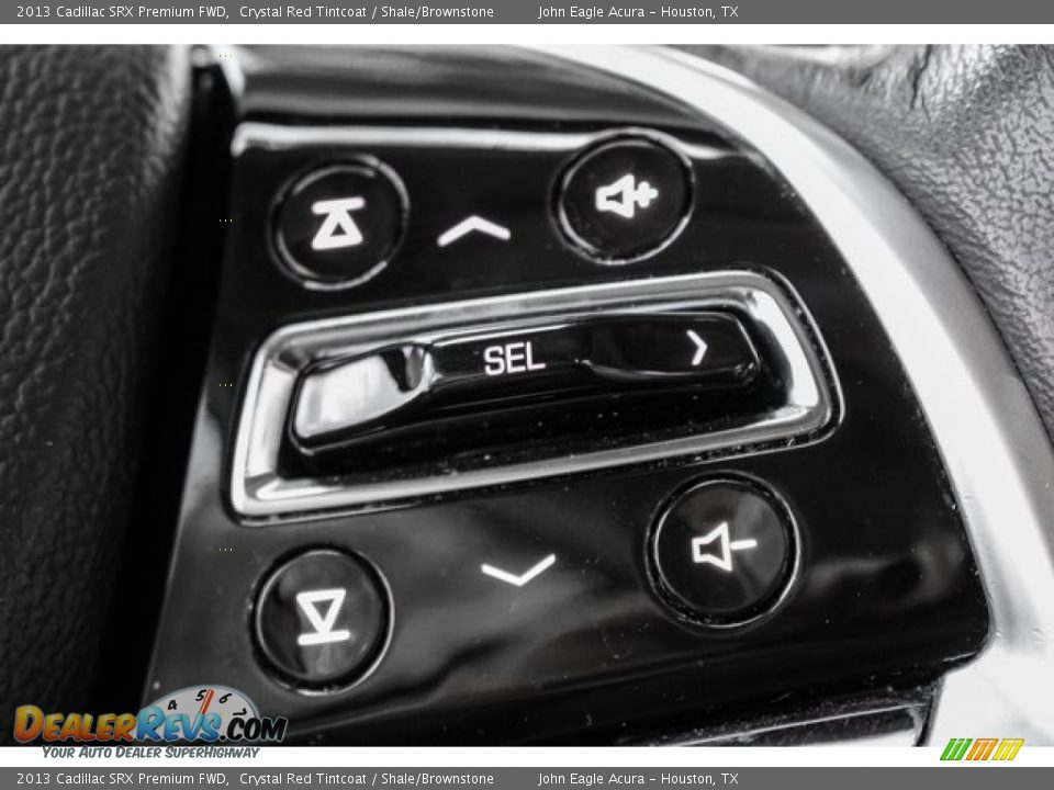 2013 Cadillac SRX Premium FWD Crystal Red Tintcoat / Shale/Brownstone Photo #35