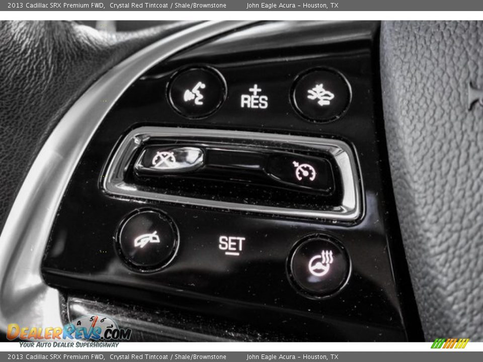 2013 Cadillac SRX Premium FWD Crystal Red Tintcoat / Shale/Brownstone Photo #36