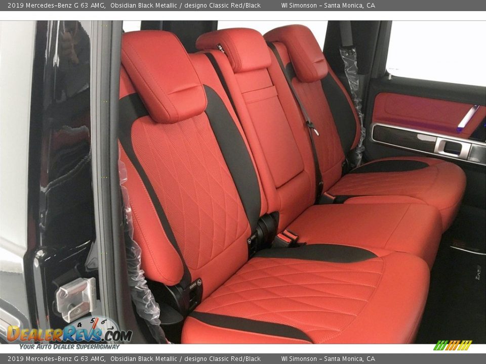 Rear Seat of 2019 Mercedes-Benz G 63 AMG Photo #13