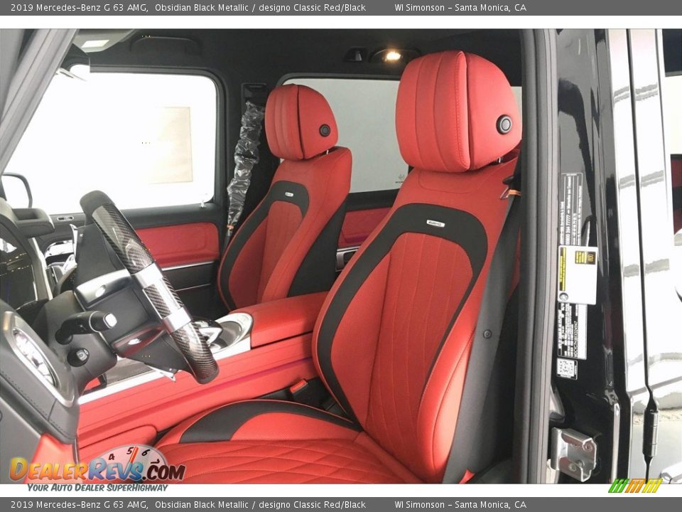 Front Seat of 2019 Mercedes-Benz G 63 AMG Photo #14